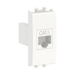 بريزة نت شنايدر إيزي ستايل CAT6 أبيض