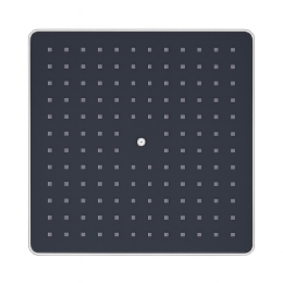 طاسة دش مربعة سارديزاين 30*30 SD4105-BC اسود